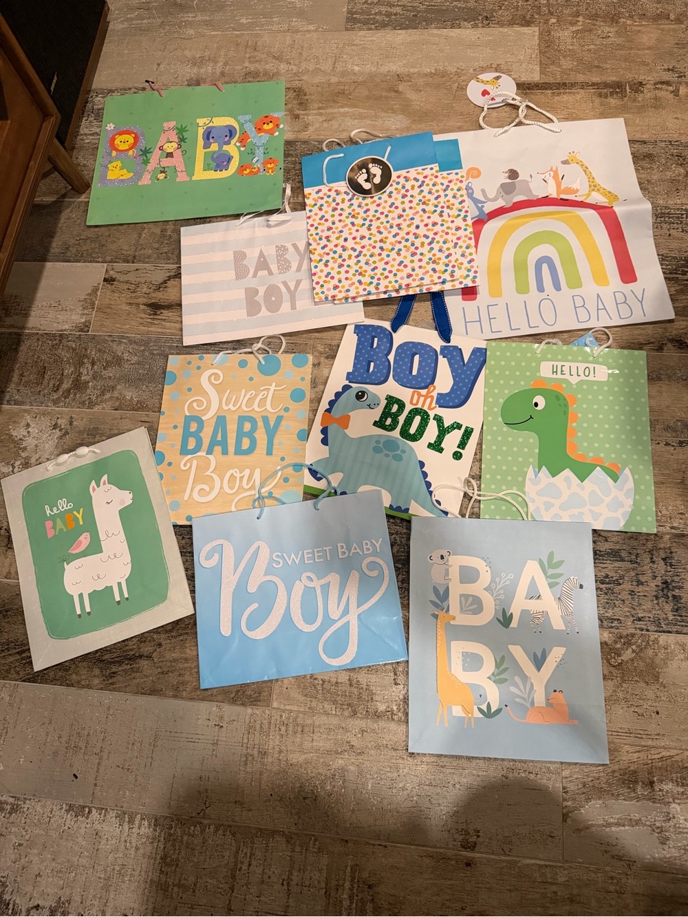 Baby Boy Gift Bags 11 - Pack of Decorative Kids Accessories